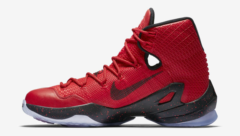 all red lebron james shoes