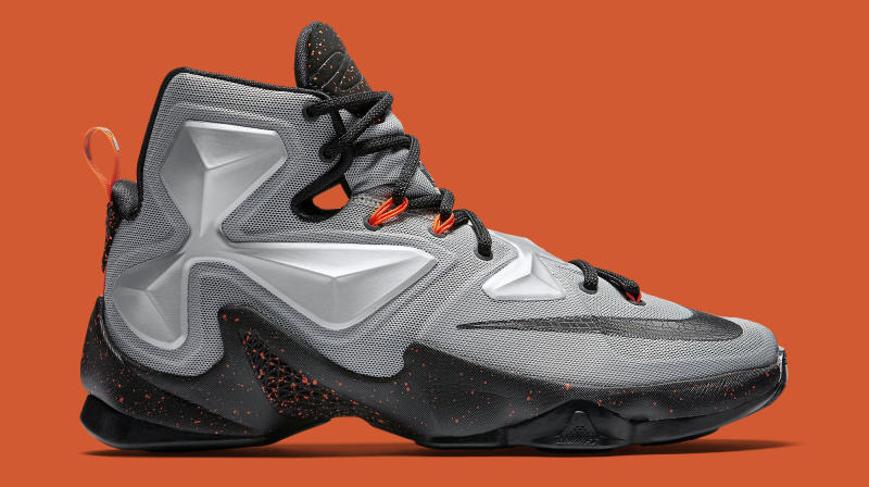 lebron 13 grey and orange