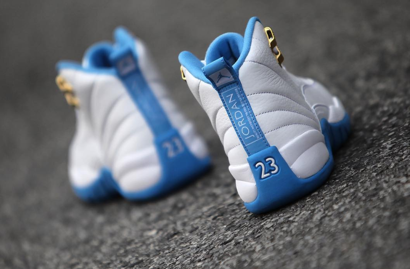 baby blue and white 12s