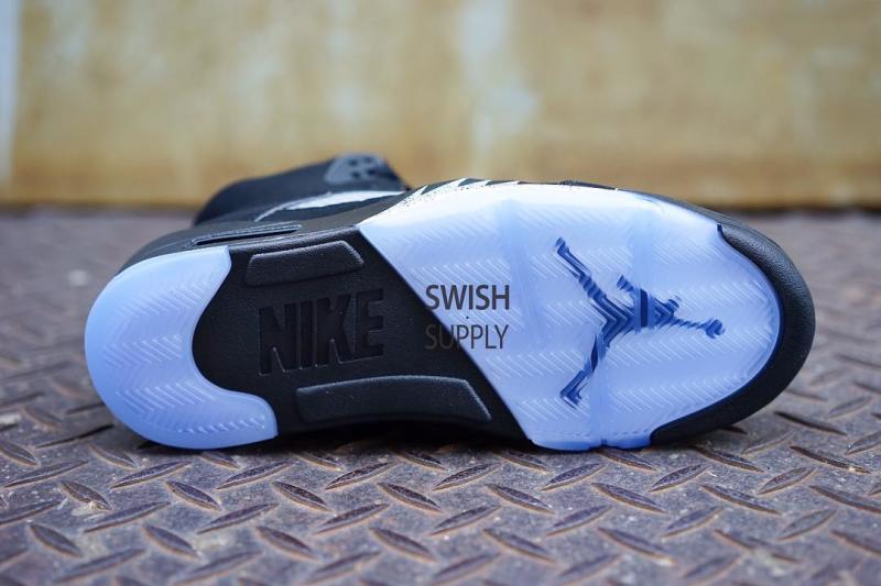 Metallic Nike Air Jordan 5 On Feet 