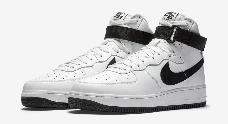 air force 1 jordans black and white