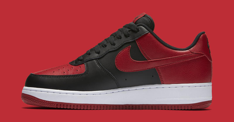 red and black air force 1 low