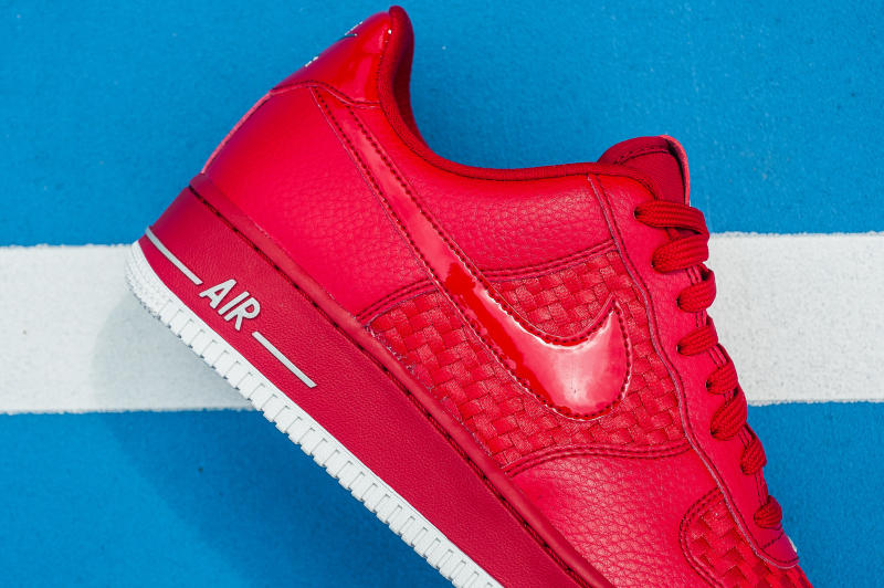 red woven air force 1