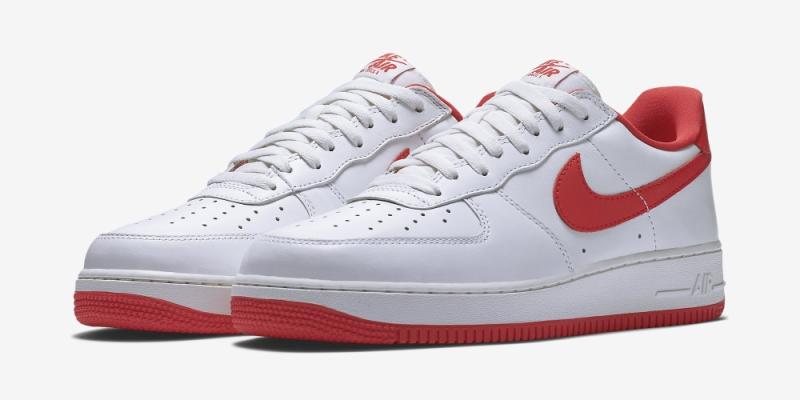 air force 1 with red bottom