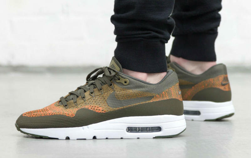 air max 1 flyknit olive