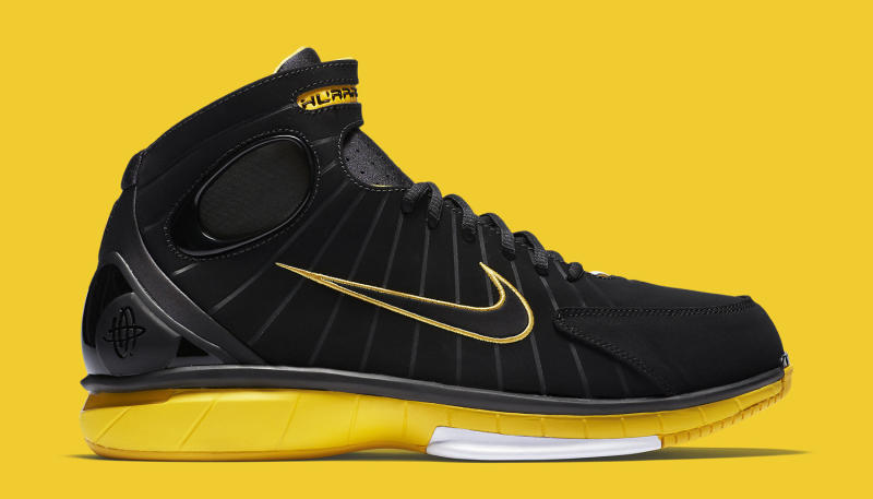 nike huarache 2k4 black yellow