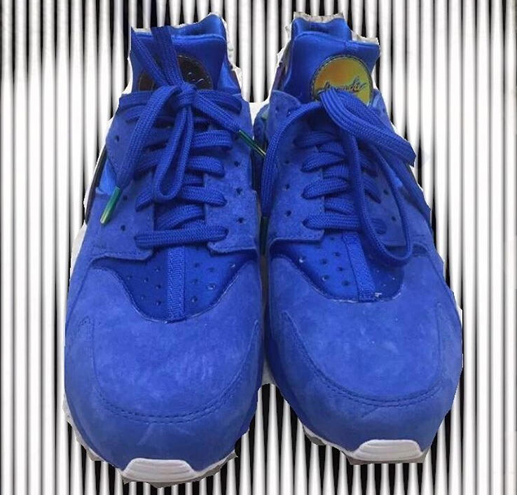 Blue Suede Nike Sole Collector