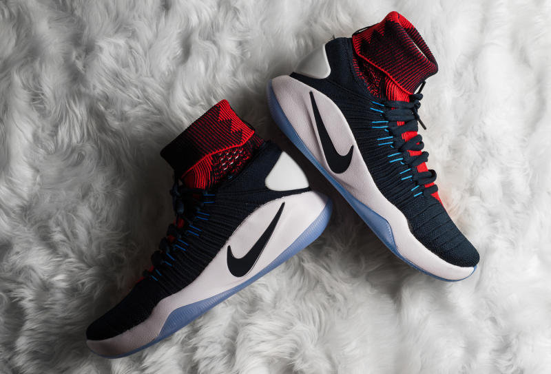 red white and blue hyperdunks