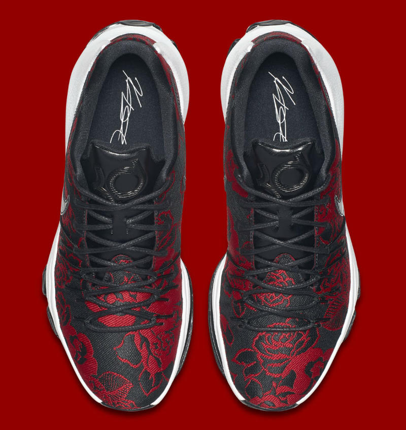 Nike KD 8 Red Floral 806393-004 (5)