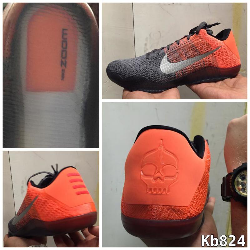 kobe 11 orange and grey