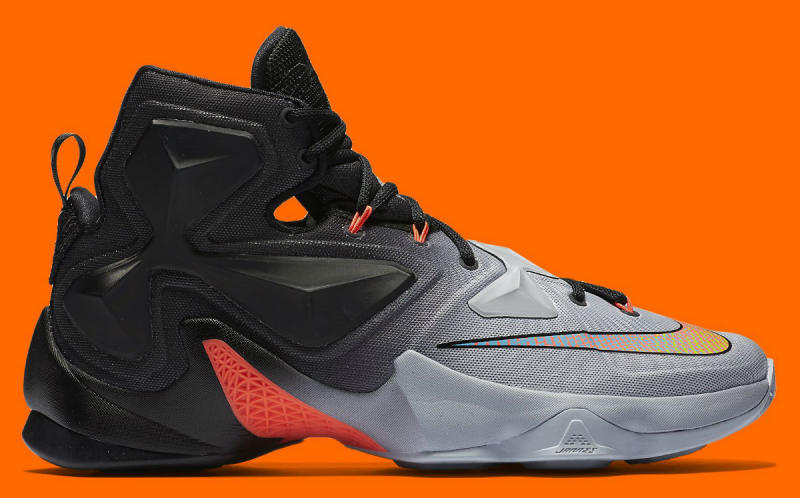 lebron 13 grey and orange