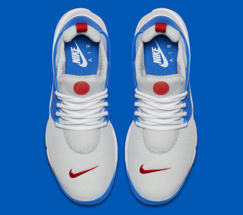 nike presto red white blue