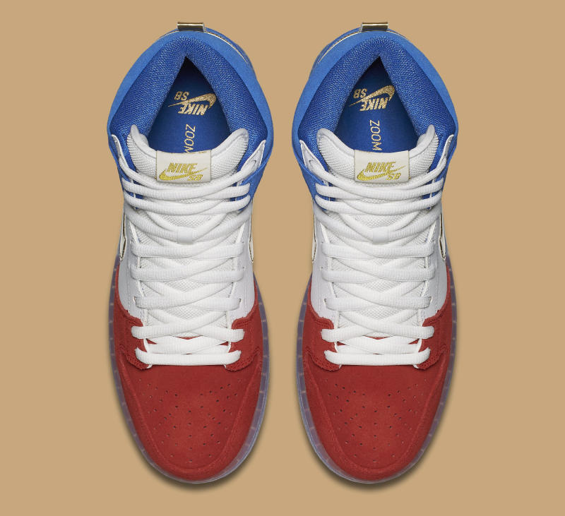 nike sb red white and blue dunks