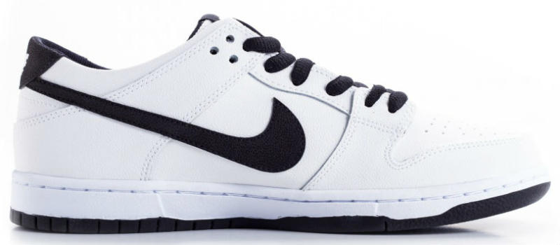 nike sb white and black