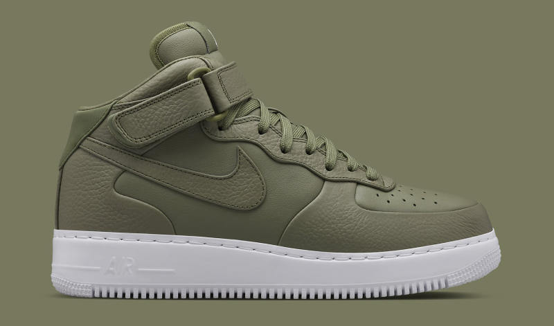 nike air force 1 high army green