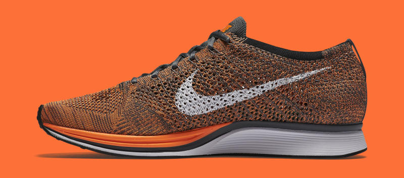 nike flyknit racer total orange