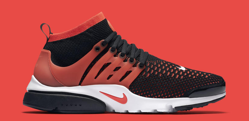 nike air presto red and black