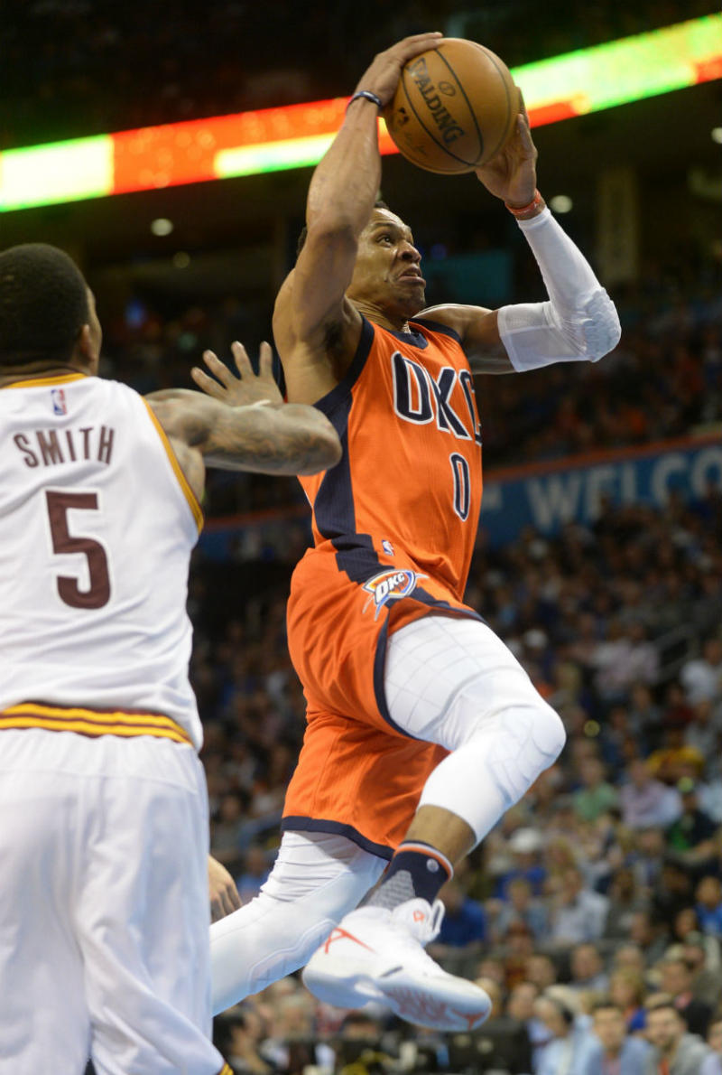 okc westbrook orange jersey