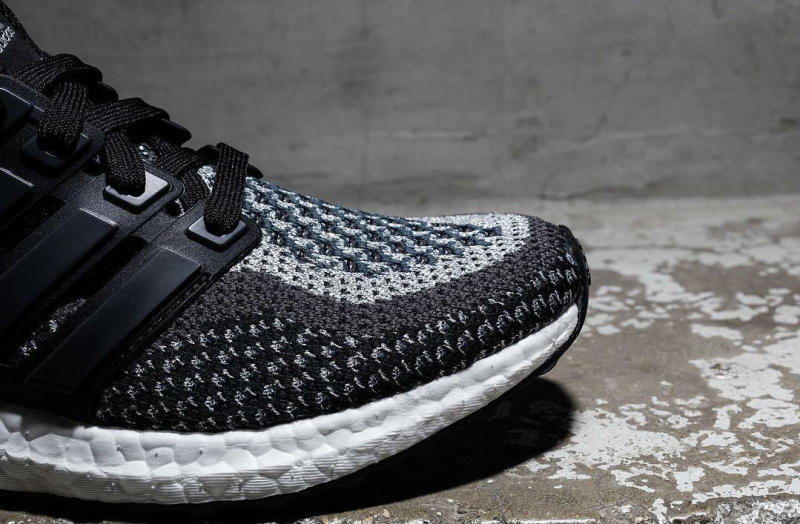 adidas boost black and silver