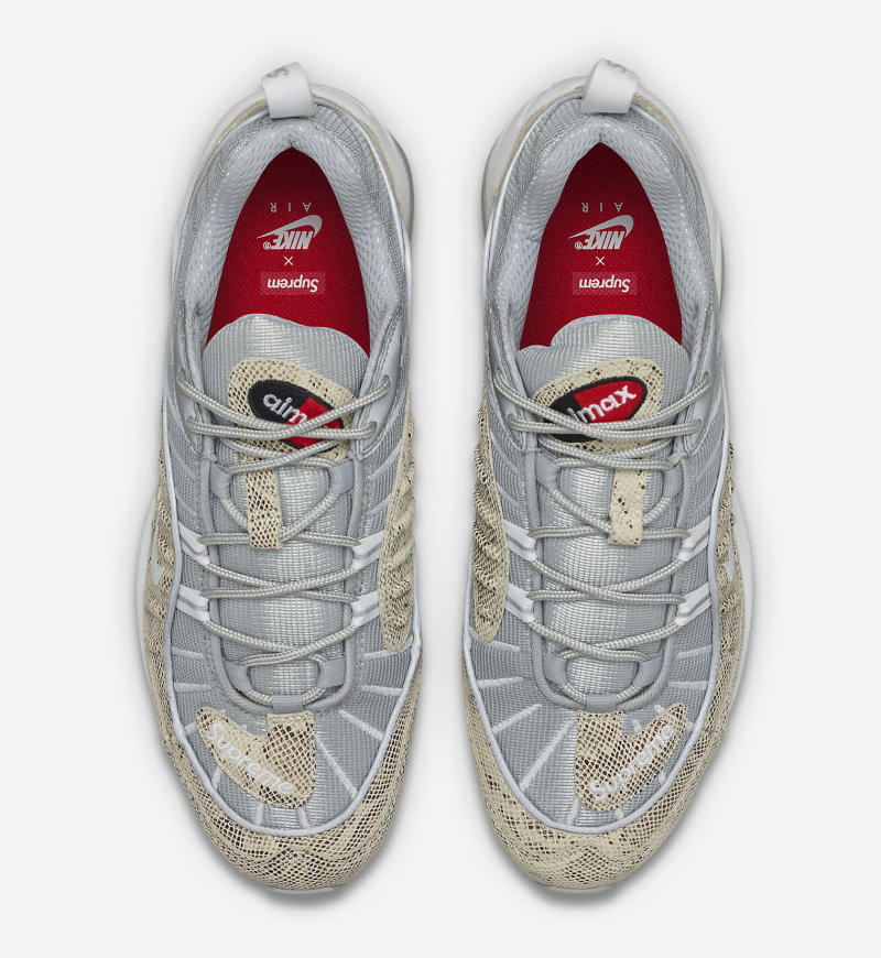 Golpeteo En Necesidad De Herida Nike Air Max 98 X Supreme White Bruscamente Mente Menos