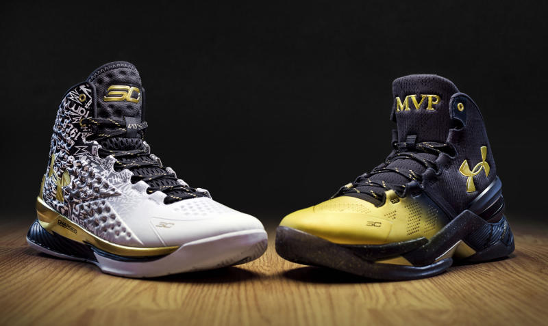 KICKZ CURRY ON FIRE Steph Curry and his Golden