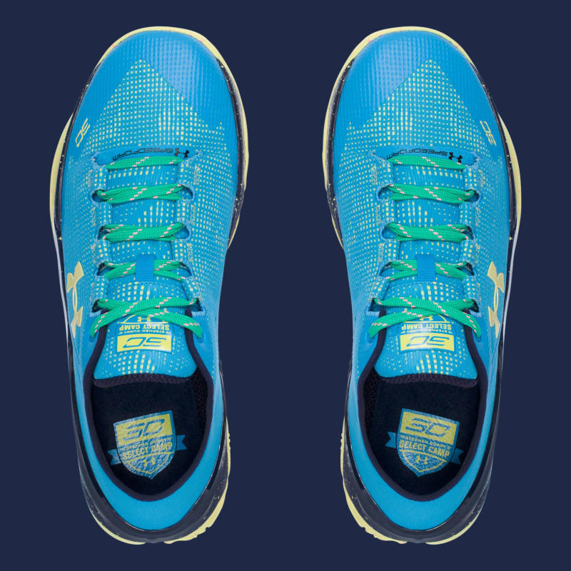 under armour curry 2 low blue