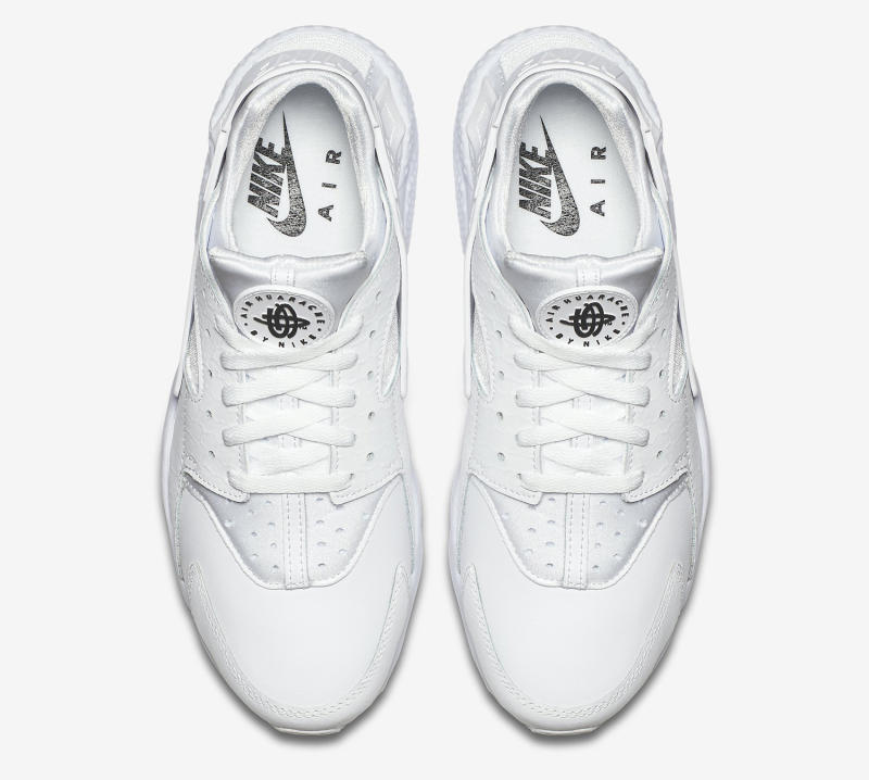 huaraches white leather