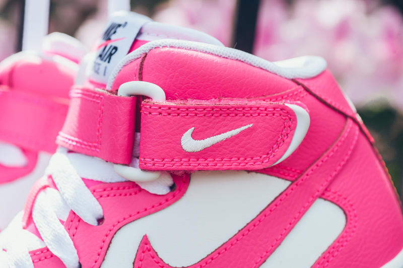 Nike Air Force 1 Mid White Pink | Sole 