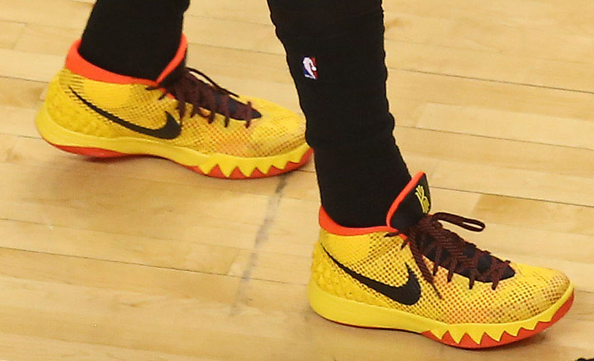 Kyrie Irving Wears His First Nike Kyrie 