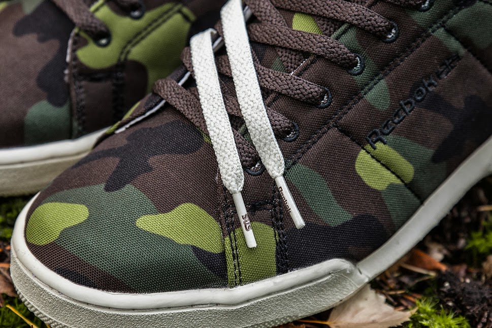 Sneakersnstuff x Reebok NPC II Gore-Tex Camo extra laces