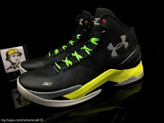 curry 2 black and yellow