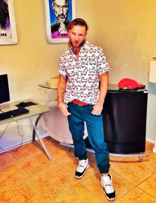 Riff Raff wearing Air Jordan 11 Concord