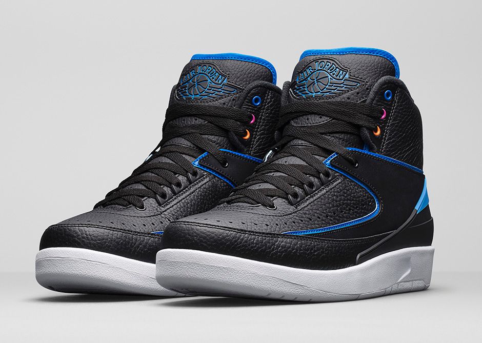 jordan 2 black and blue