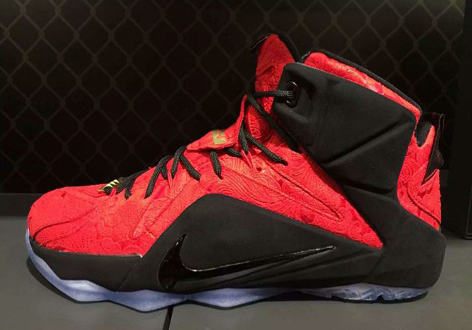 lebron 12s red