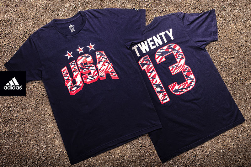 adidas Team USA T-Shirt World Baseball Classic 2013