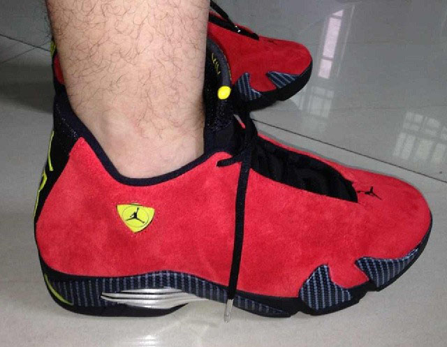 Air Jordan 14 XIV Red Suede (10)