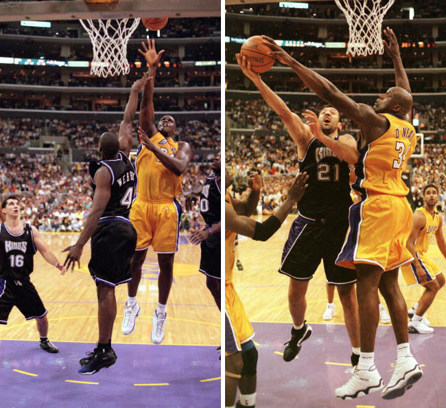 Shaq's 10 Best Games as a Laker // April 23, 2000 vs. Sacramento Kings - Dunk.net Chromz