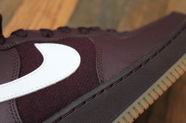 Nike Air Force 1 Hi Deep Burgundy White Gum Medium Brown 315121-600