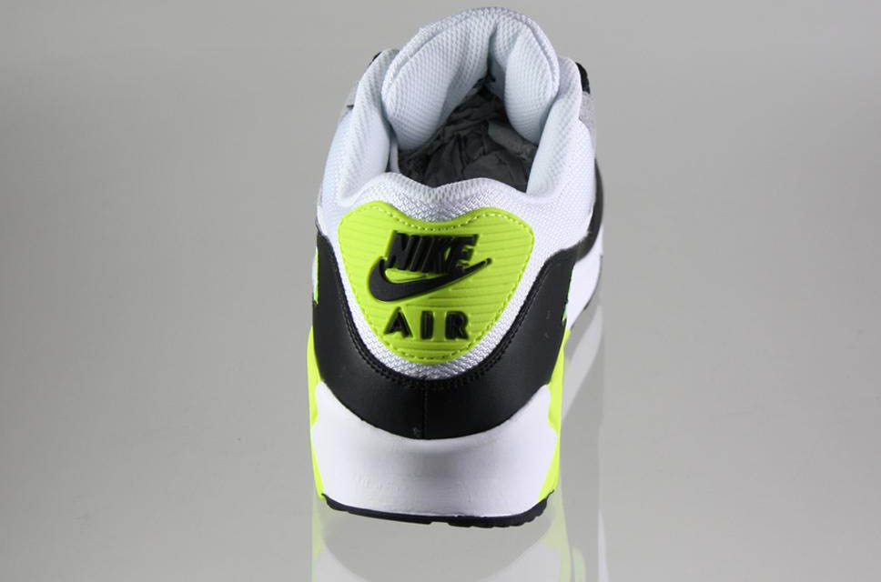 Nike Air Max 90 Black White Medium Grey Volt 325018-048 (4)