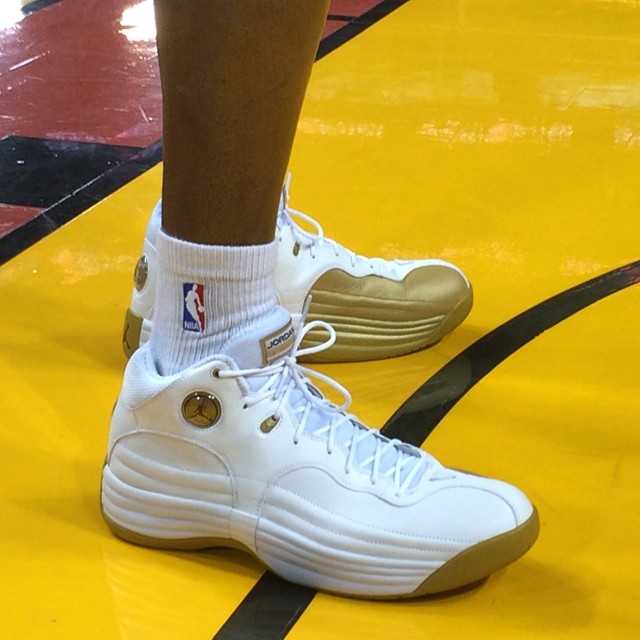 Ray Allen wearing Jordan Jumpman Team 1 Finals PE