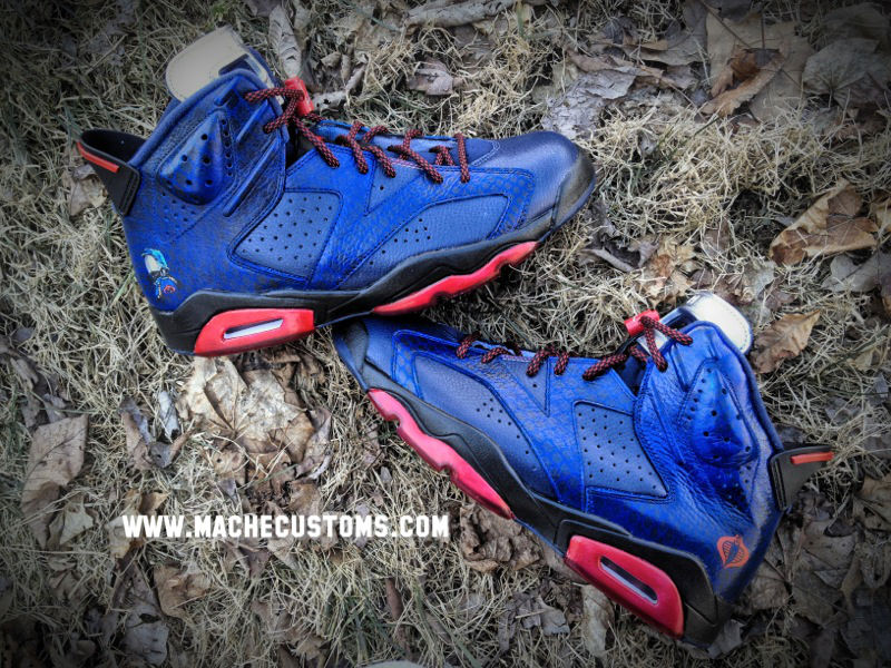 Air Jordan VI 6 Cobra Commander by Mache Custom Kicks (3)