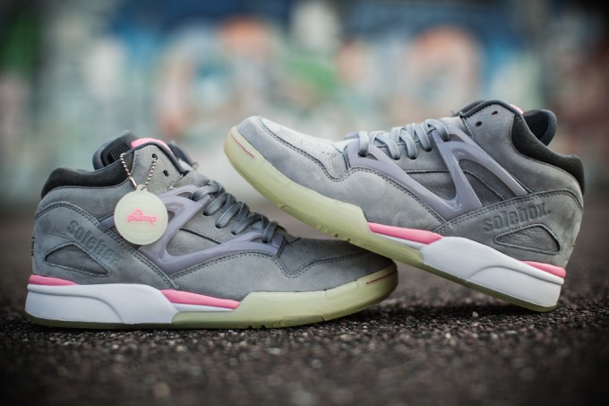 Solebox Berlin x Reebok Pump Omni Lite Grey and Pink Glow