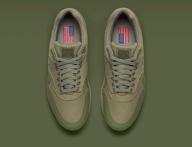 air max 1 patch green