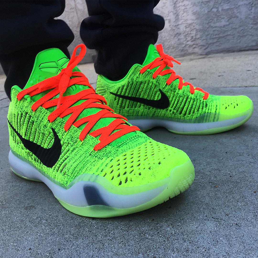 Here's What the 'Grinch' Nike Kobe 10 Elite Looks Like In-Hand | Sole ...