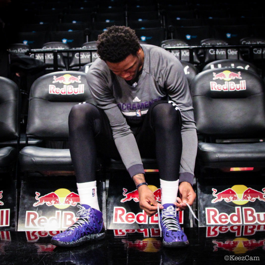 Ben McLemore wearing miadidas D Rose 4.5 Nightmare (2)