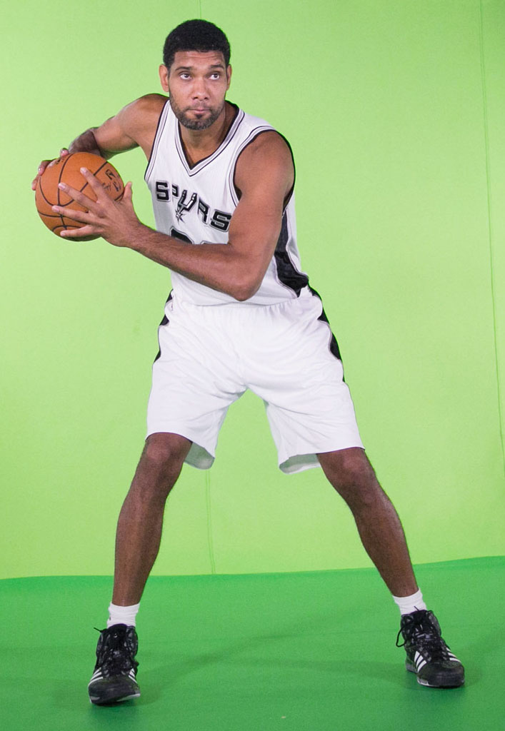 Tim Duncan wearing adidas Crazyquick