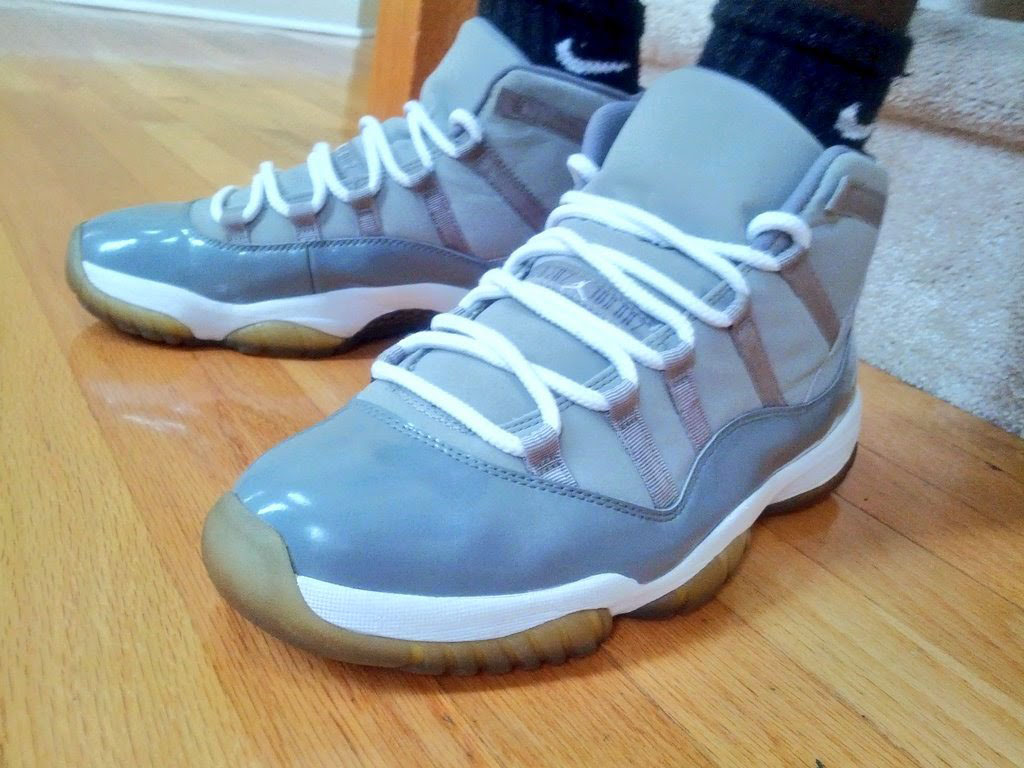 P3rry in the 'Cool Grey' Air Jordan 11 Retro