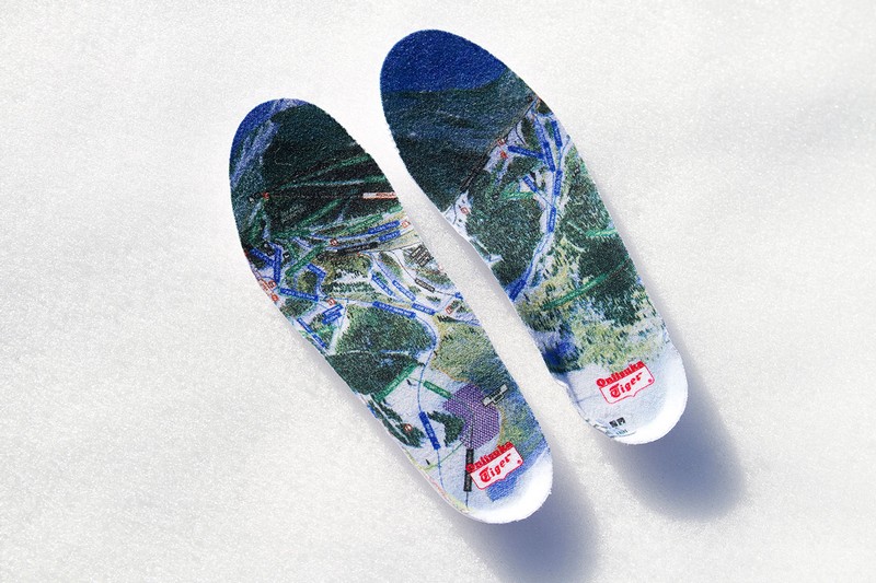 Onitsuka Tiger x BAIT by Akomplice 6200 FT sockliner ski lift graphic