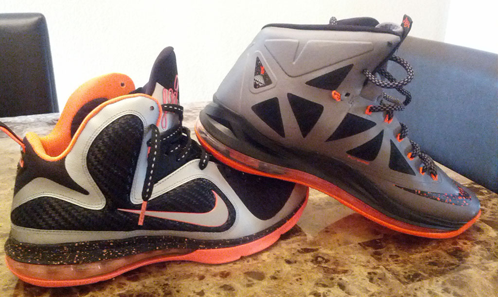 Nike LeBron X 10 Silver Black Orange Mango (16)