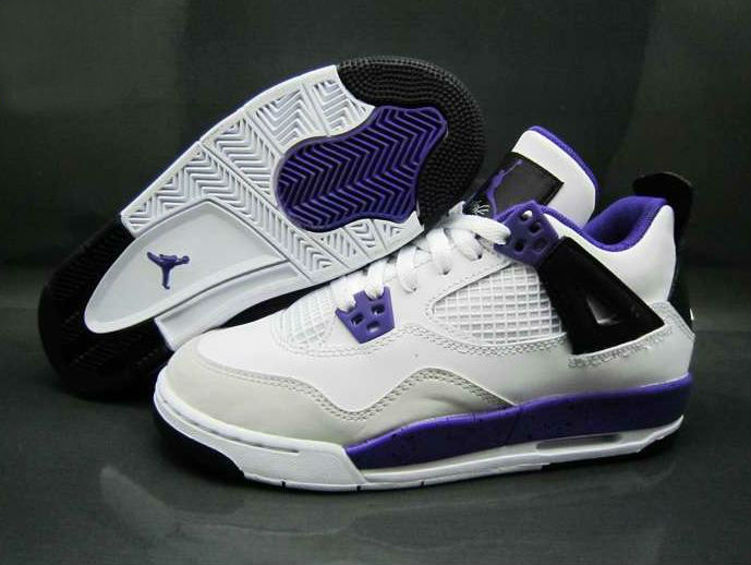 black and purple 4s